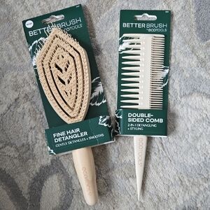 EcoTools Natural Wood Detangler and Comb Set
